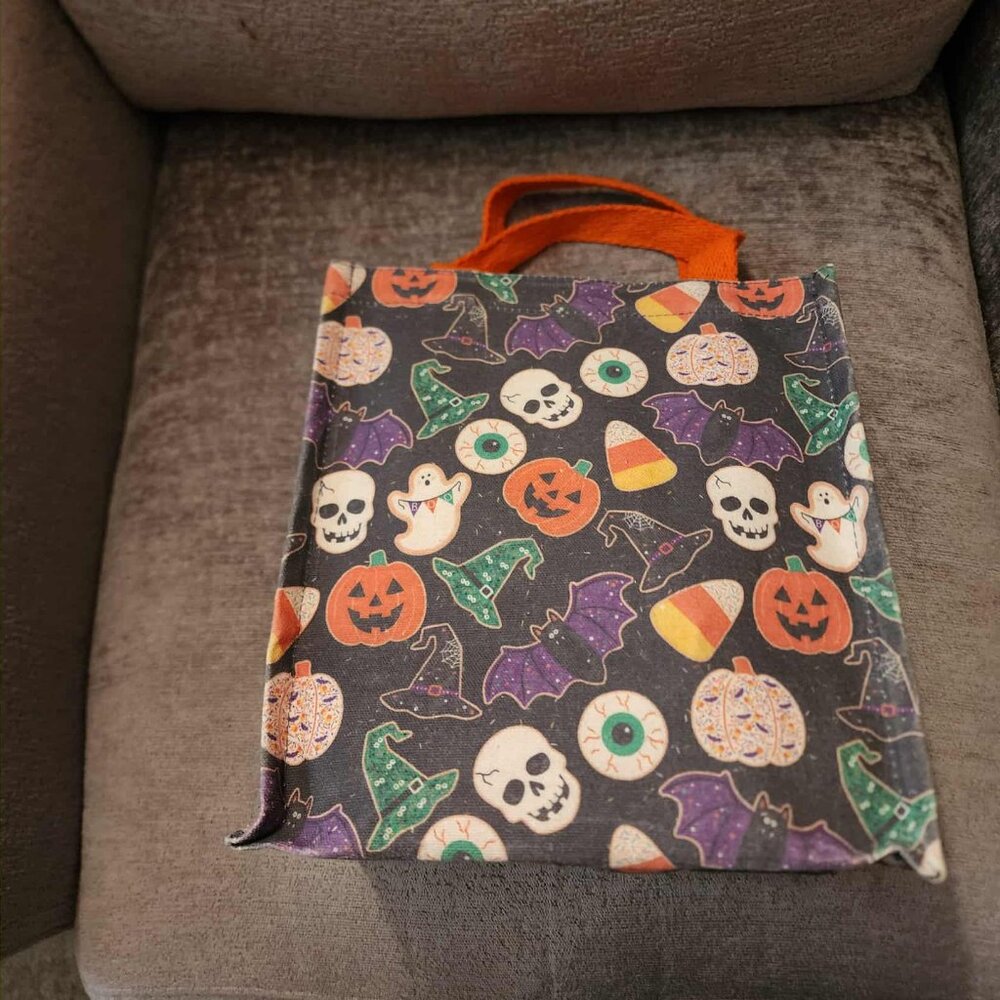 Canvas Halloween Tote